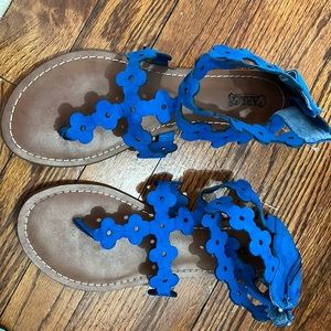 Blue Carlos Santana Sandals